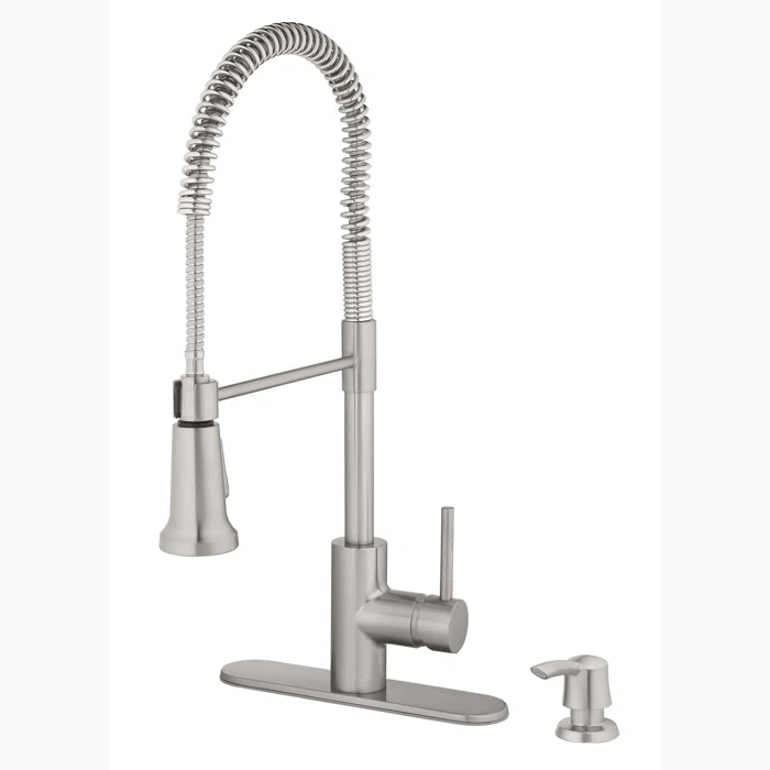 Tosca H91K-51D-SS Tosca Ferrara Pull Down Kitchen Faucet with Soap Dispenser