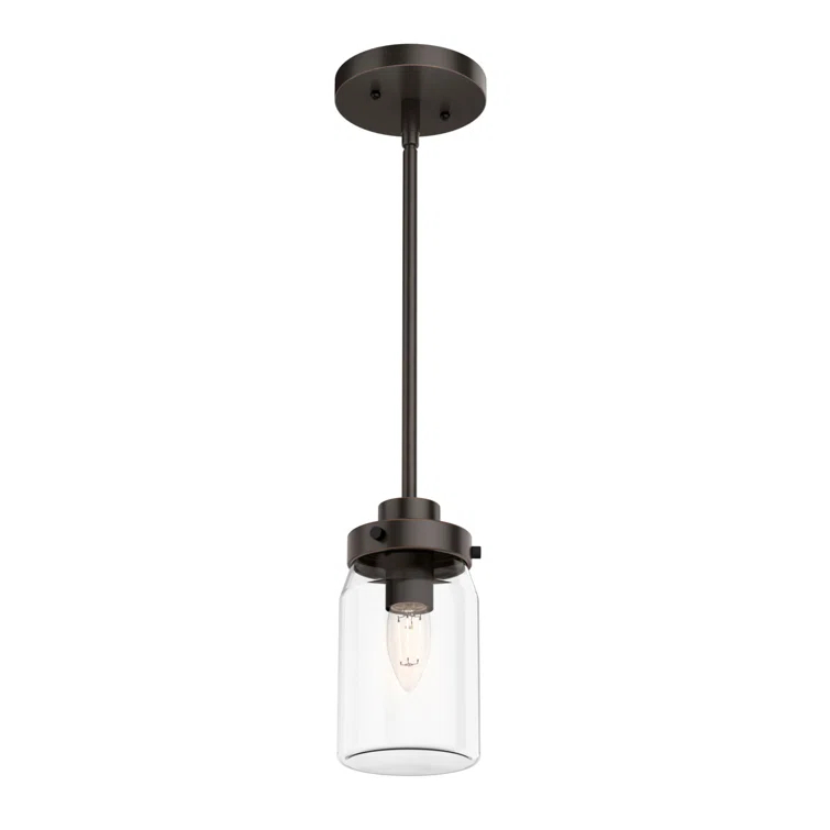 Devon Park 1 - Light Single Jar Pendant