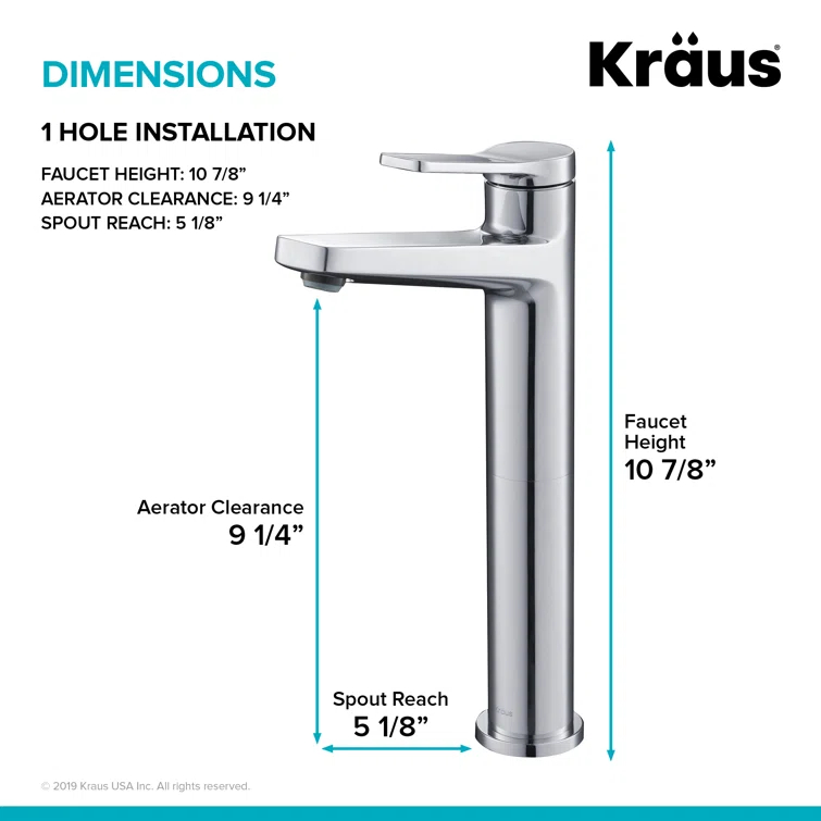 Indy Single Hole Bathroom Faucet