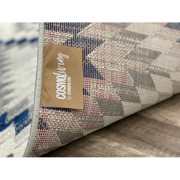 Heron Bodrum Tribal Kilim Denim Area Rug