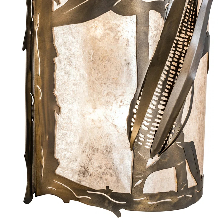 Corn Copper Flush Mounted Sconce