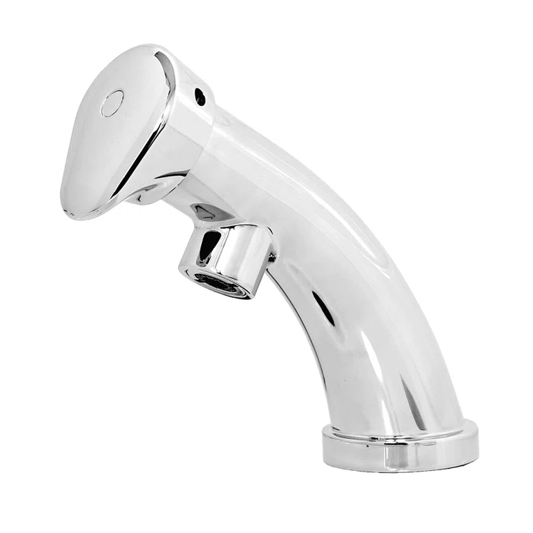 Easy-Push Single Hole Bathroom Faucet