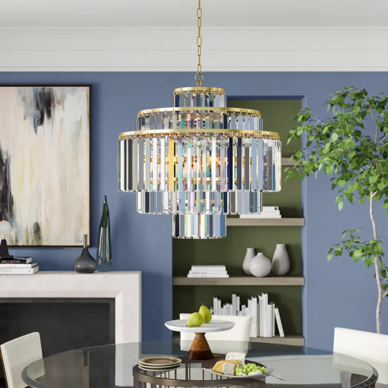 Noir Quintus 4 - Light Tiered Chandelier