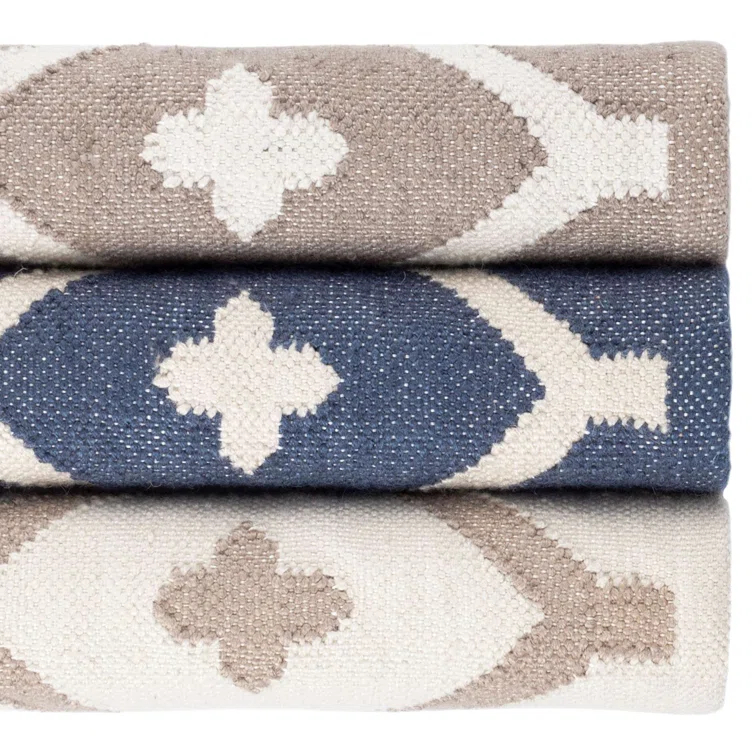 Elizabeth Navy Handwoven Indoor/Outdoor Rug