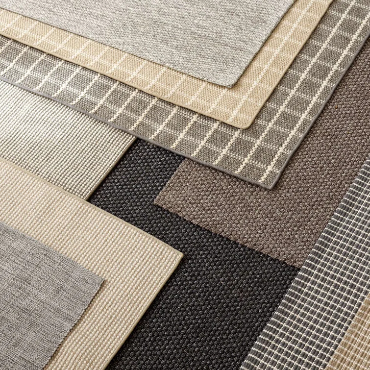 Marled Indigo Handwoven Cotton Rug