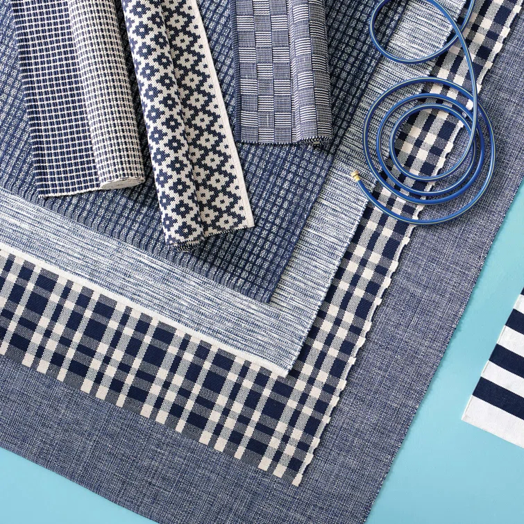 Coco Blue Handwoven Indoor/Outdoor Rug