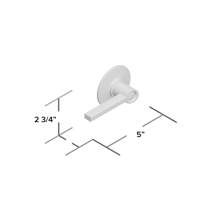 Latitude Non-Turning Lock Door Lever