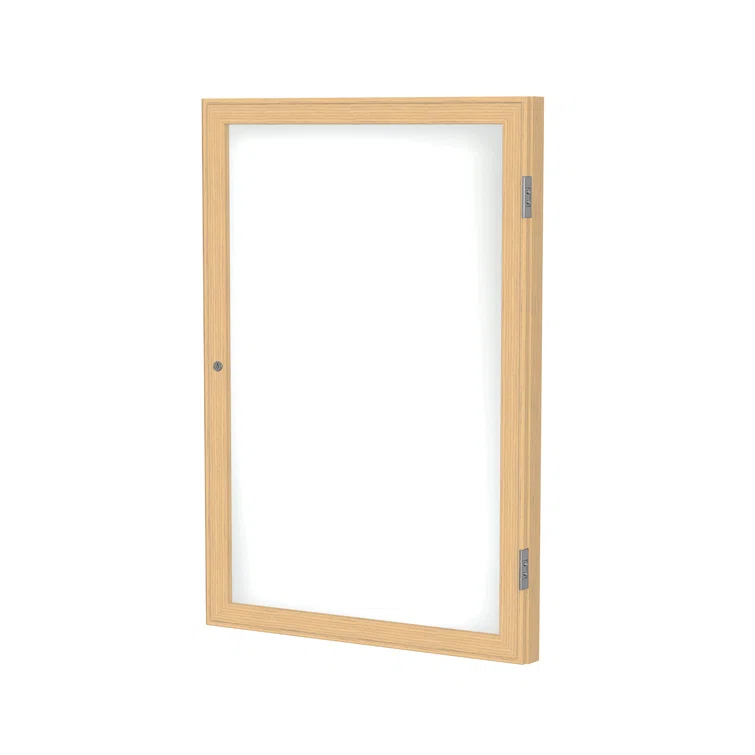 Enclosed White Board Enclosed Cabinet Magnetic Whiteboard