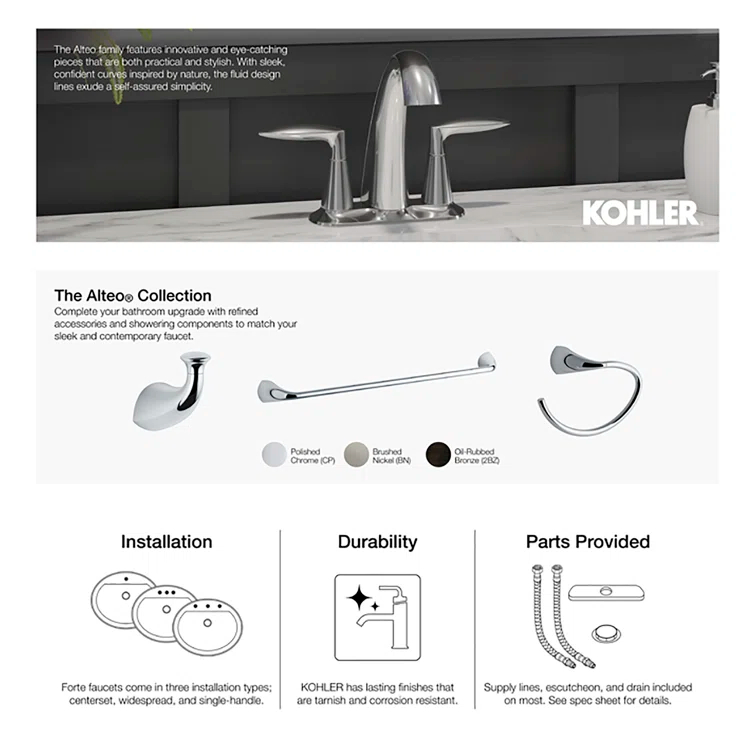 Alteo® Pivoting Toilet Paper Holder, Wall-Mount Bathroom Toilet Paper Holder
