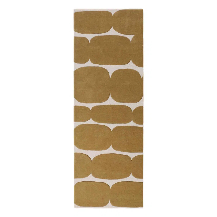 Brick Road Mustard Yellow/Ivory Rug