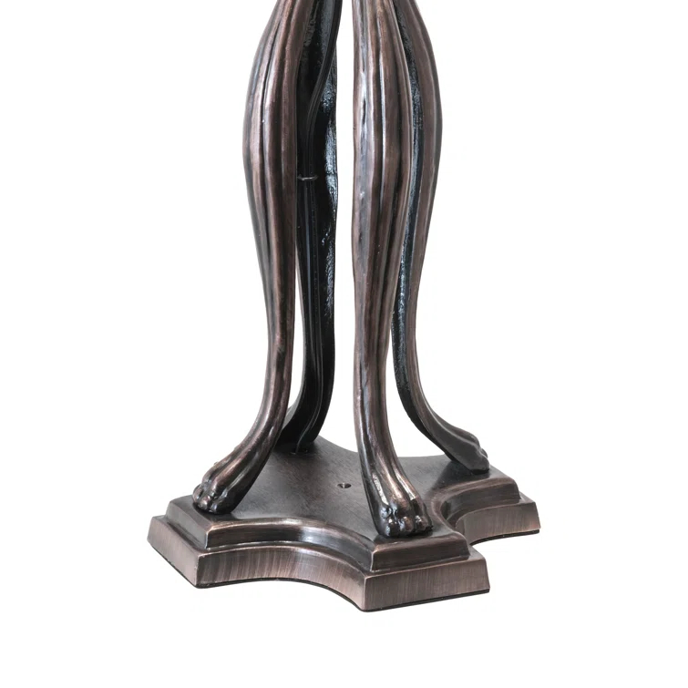 Meyda Lighting 30" High Tiffany Fishscale Table Lamp