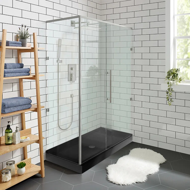 Voltaire 36" x 36" Single-Threshold, Center Drain, Shower Base