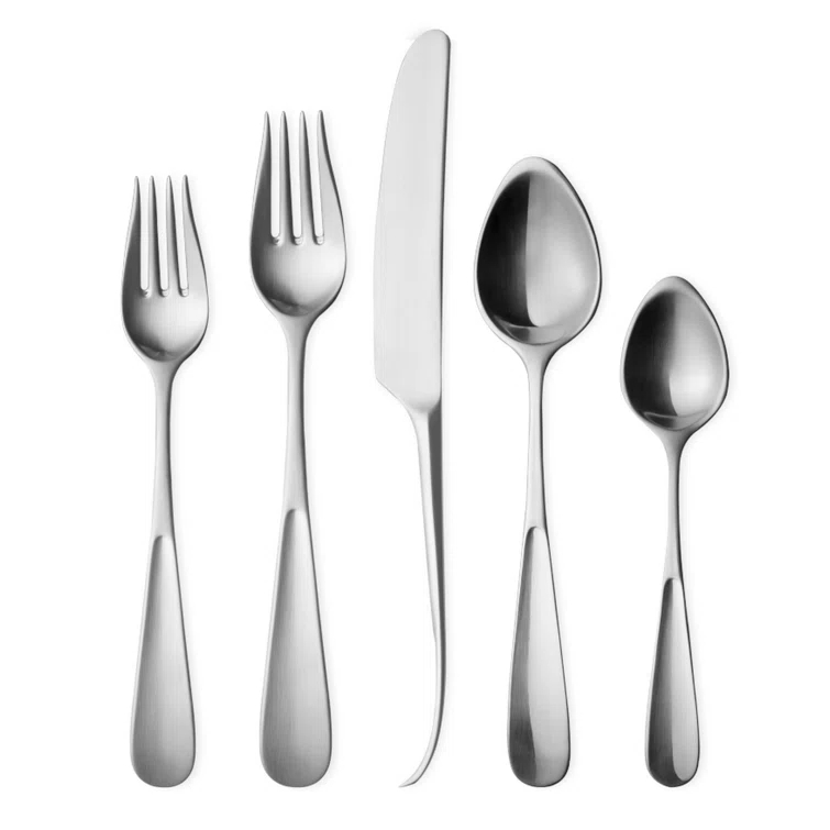 Georg Jensen Vivianna 5 Piece Flatware Set, Service for 1 | Wayfair