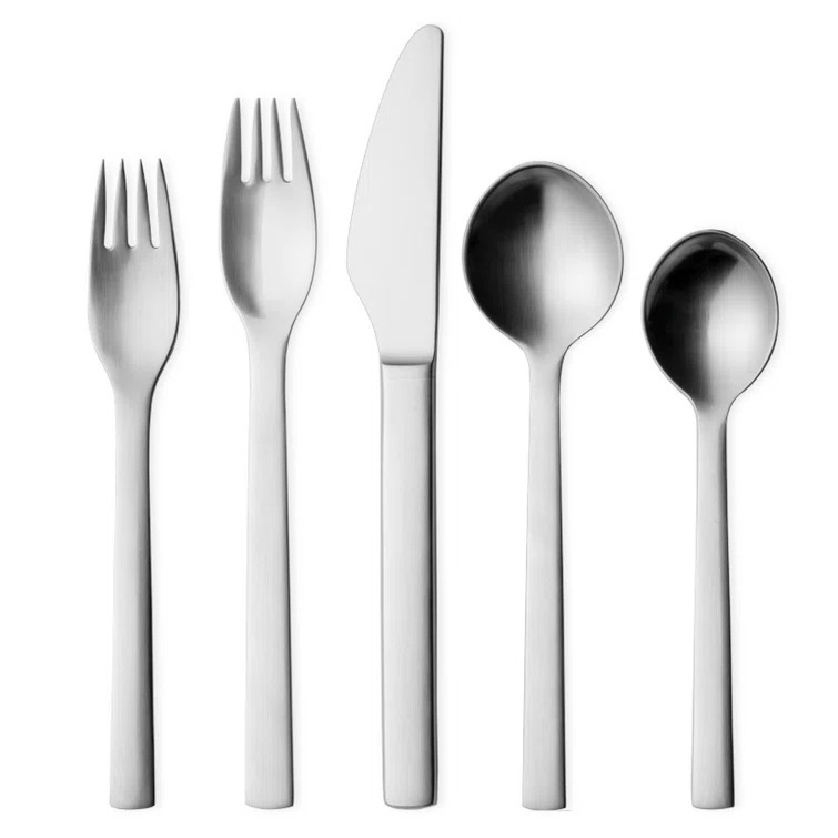 Georg Jensen New York 5 Piece Flatware Set, Service for 1 | Wayfair