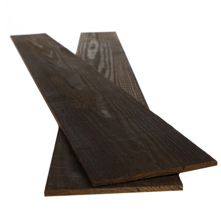 Thermo-Treated 1/4 in. x 5 in. x 4 ft. Barn Wood Wall Planks (10 sq. ft. 6-Pack)