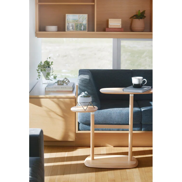 Swivo Solid Wood End Table