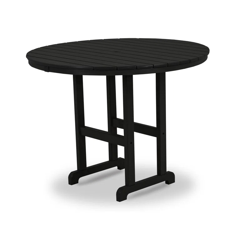 Round Farmhouse Counter Table