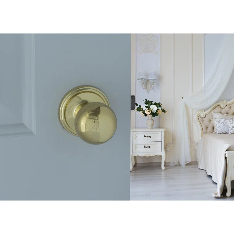 Ball Passage Door Knob with Round Rosette