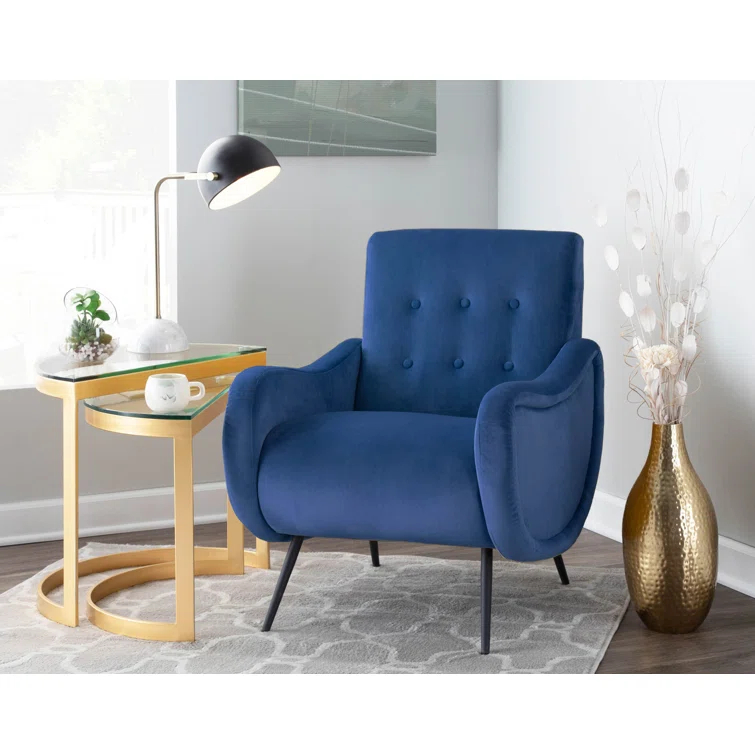 Evatt Velvet Armchair