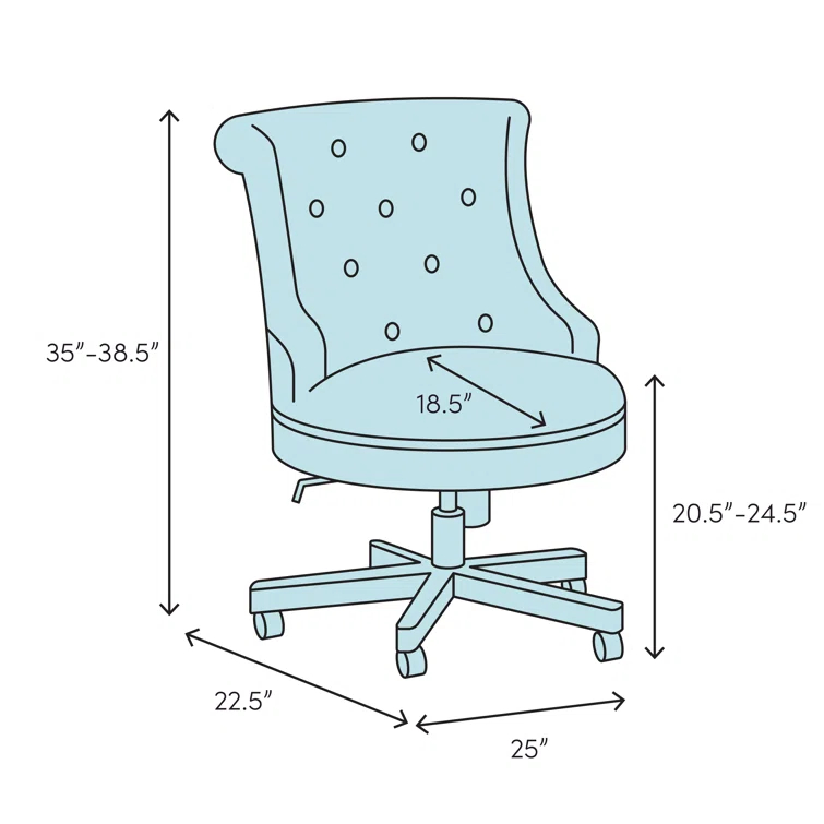 Carson Carrington Lagefors Tufted Swivel Upholstered Fabric Office Chair by Modway