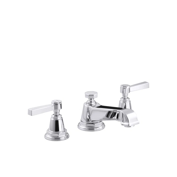 Pinstripe® Pure Widespread Bathroom Sink Faucet with Cross Handles