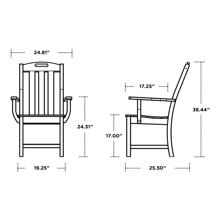 Yacht Club Dining Arm Chair
