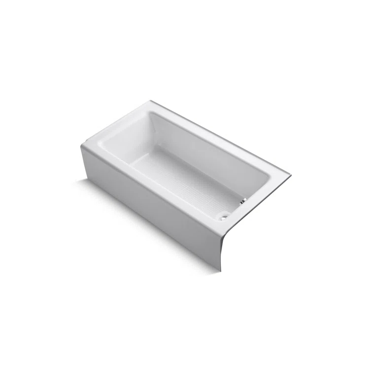 Kohler Avec 60 In. X 32 In. Alcove Bath, Right Drain K-25831-RA-0