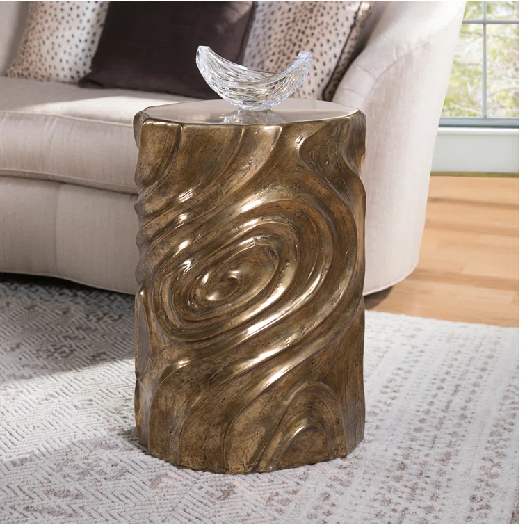 Artistica Home Signature Designs Catalan Oval Drum Table