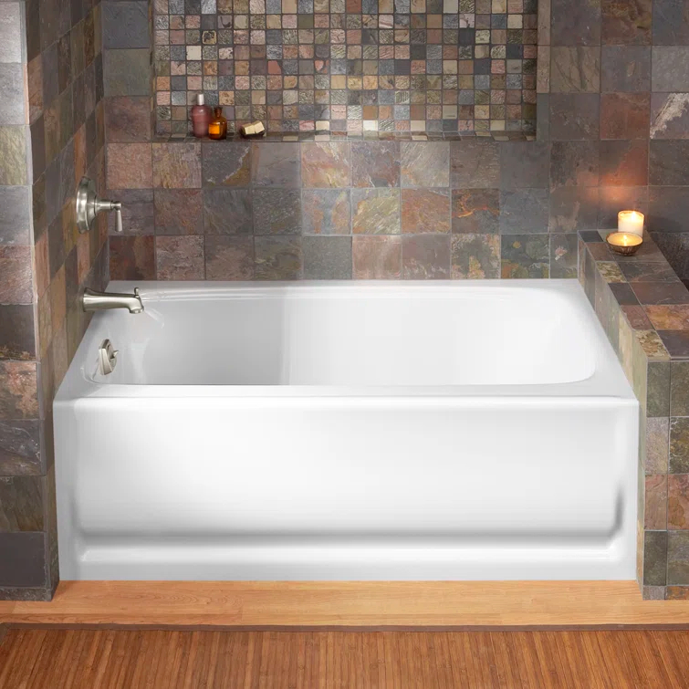Bancroft® 60" x 32" Alcove Soaking Acrylic Bathtub