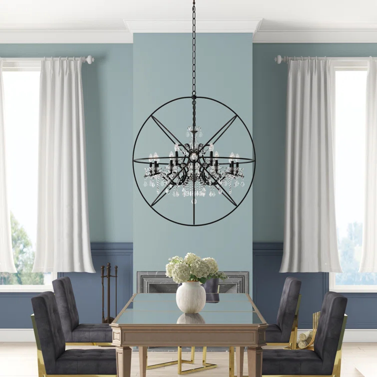 Svante 18 - Light Dimmable Globe Chandelier