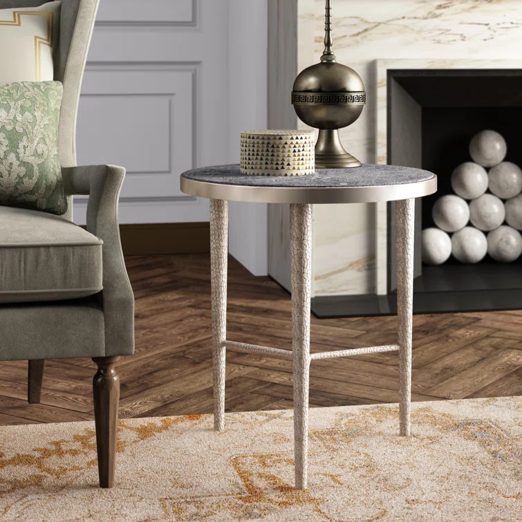 Hammered End Table