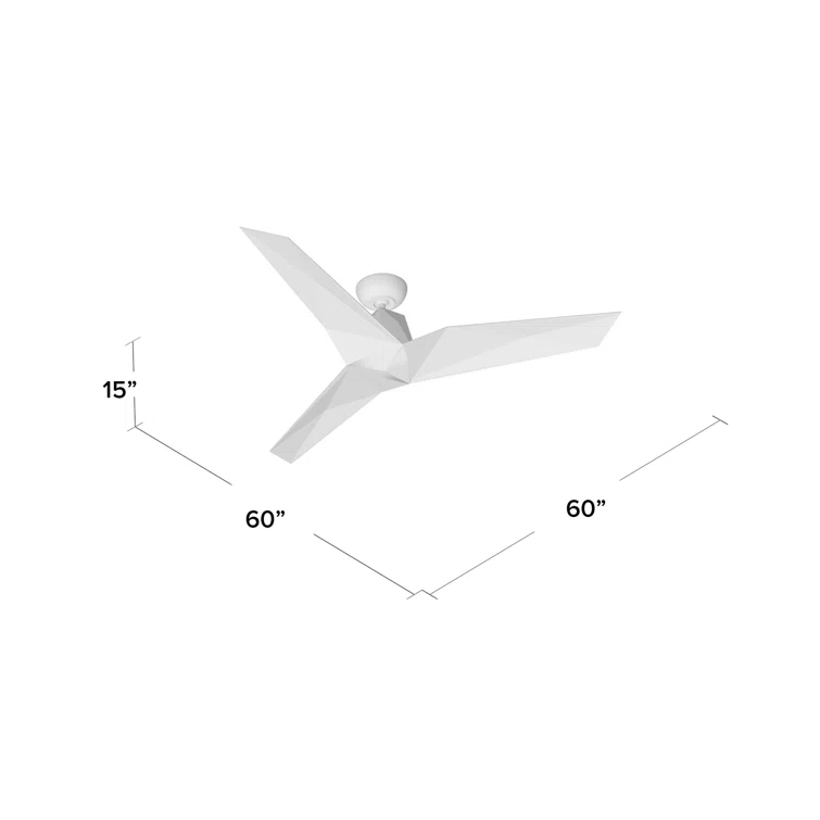 Vortex 60'' 3 Blade Ceiling Fan
