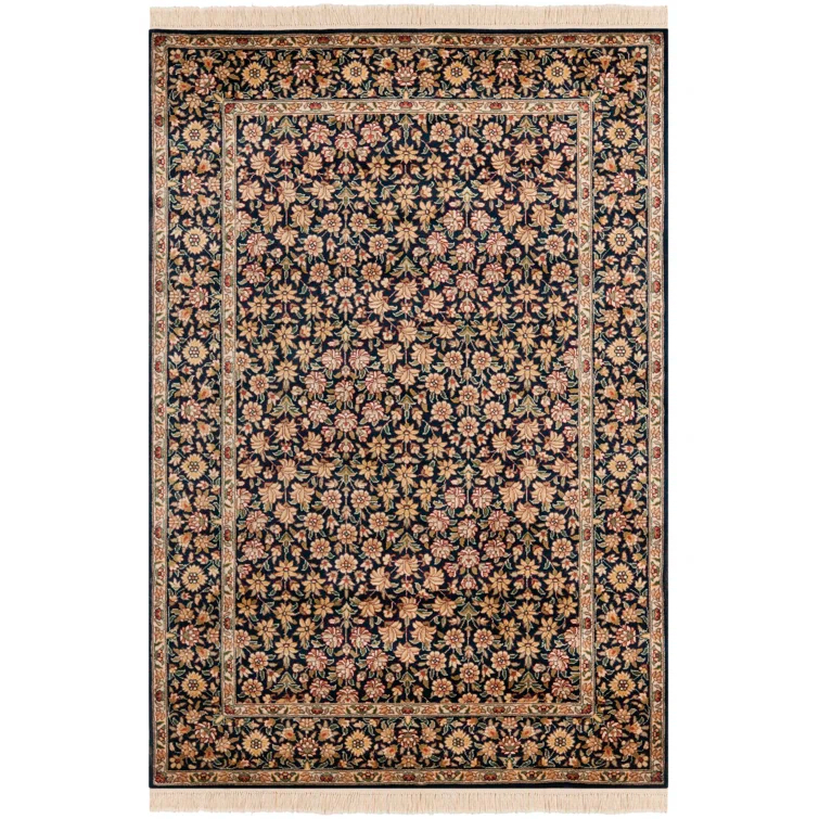 Royal Kerman 100% Wool Pile Floral Rug