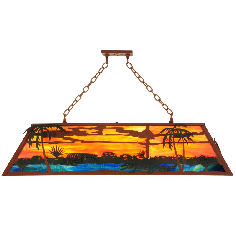 Old Forge 46" L Old Forge Oblong Pendant