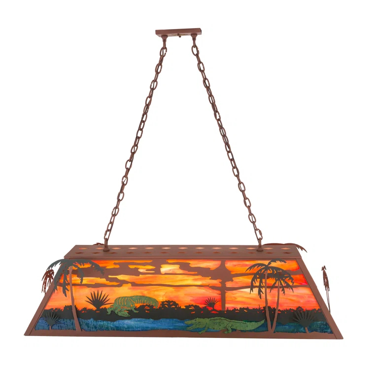Old Forge 46" L Old Forge Oblong Pendant