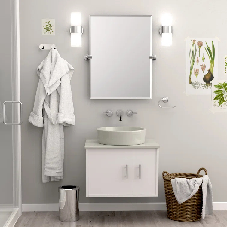 Glamour Wall Hook for Bathroom, Kitchen, Bedroom | Towel, Robe, Coat, Hat Rack with 2 Hooks