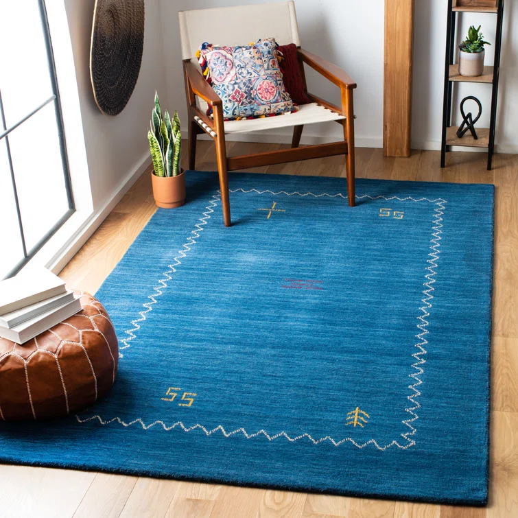 Danforth Hand-Woven Flatweave Wool Area Rug