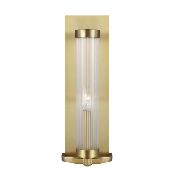 Everly Quinn Steel Corner Wall Light