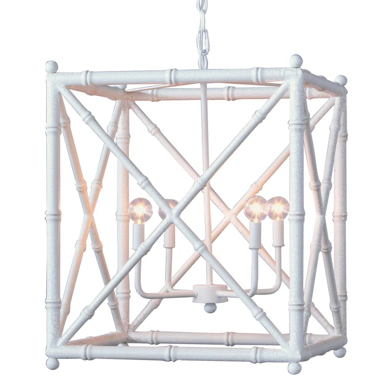 Port 68 Baldwin 4 - Light Square / Rectangle Chandelier