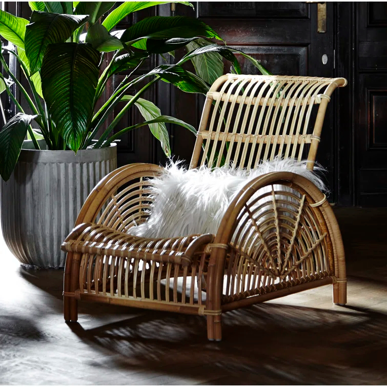 Sika Design Arne Jacobsen Paris Rattan Chair - Natural