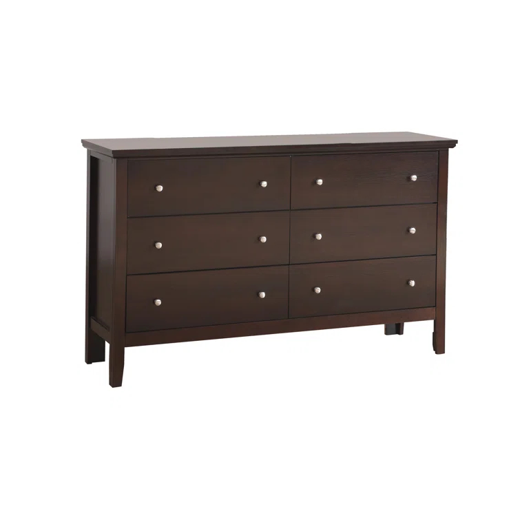 6 Drawer Double Dresser