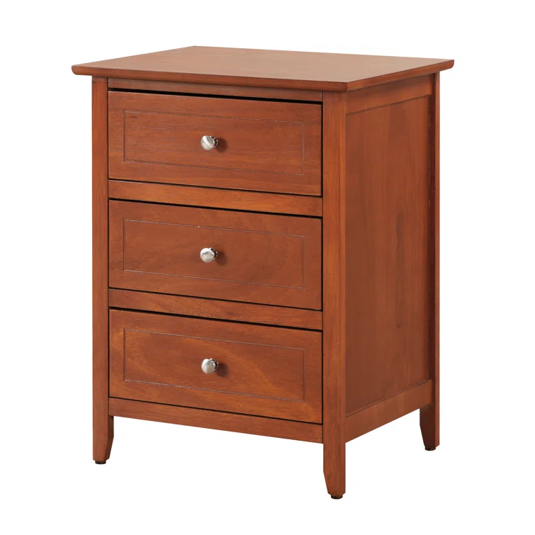 Glory Furniture Daniel Emjay 3 - Drawer Nightstand & Reviews | Wayfair