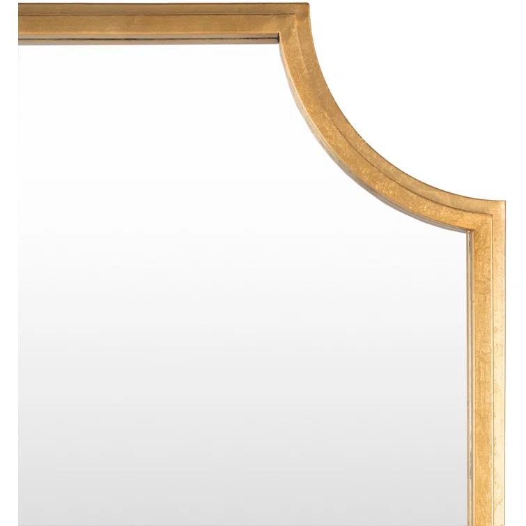 Surya Joslyn 75 X 40 inch Gold Leaf Mirror, Full Length/Oversized