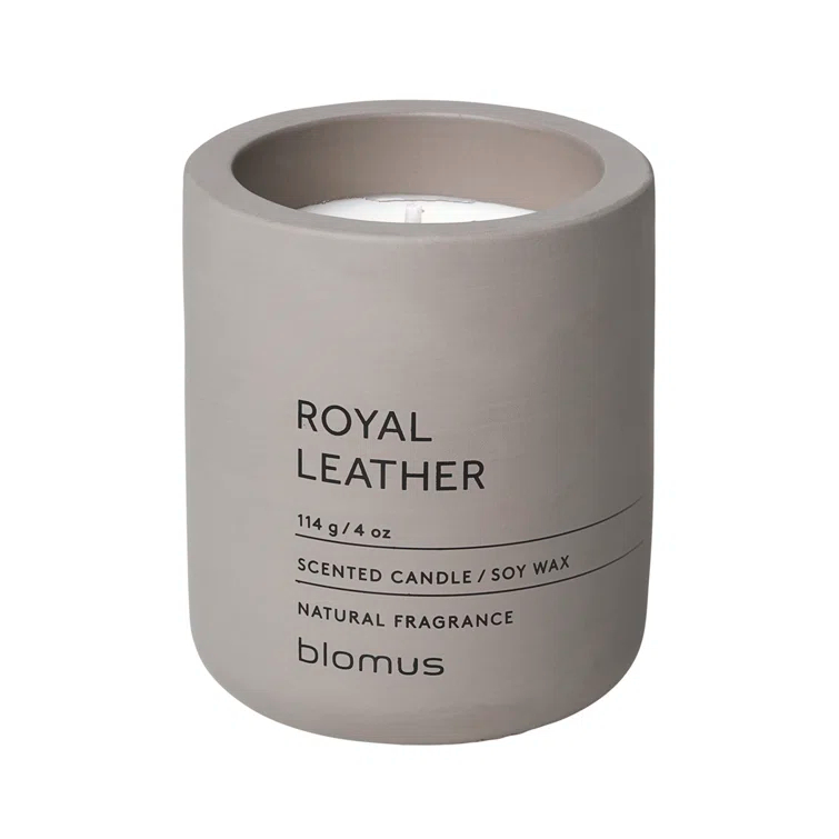 FRAGA Royal Leather Scented Jar Candle