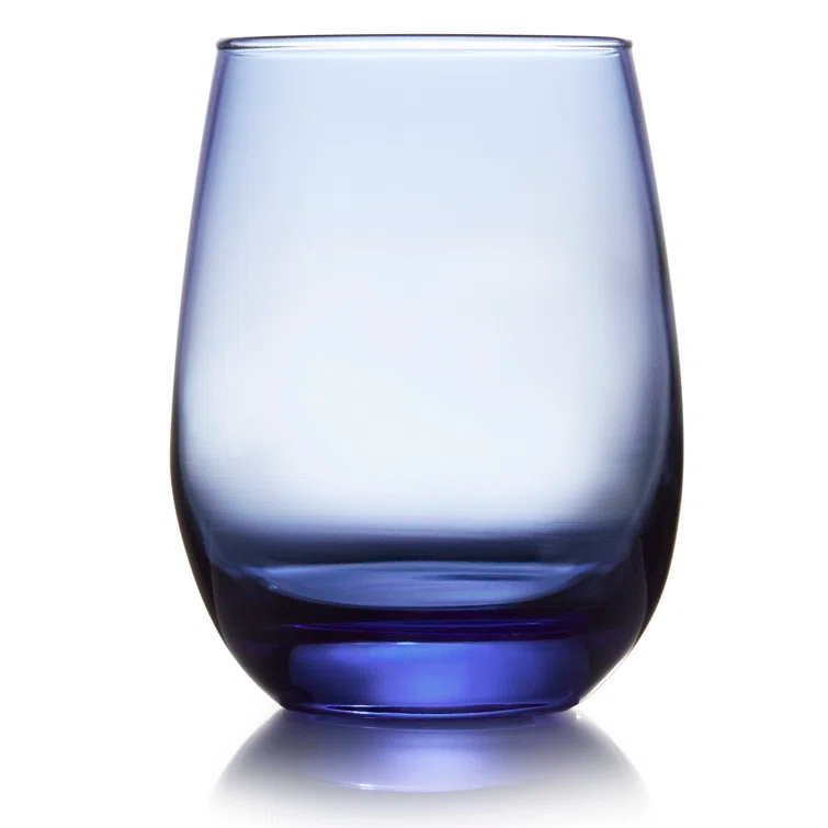 Classic Libbey All-Purpose Stemless Wine Glasses