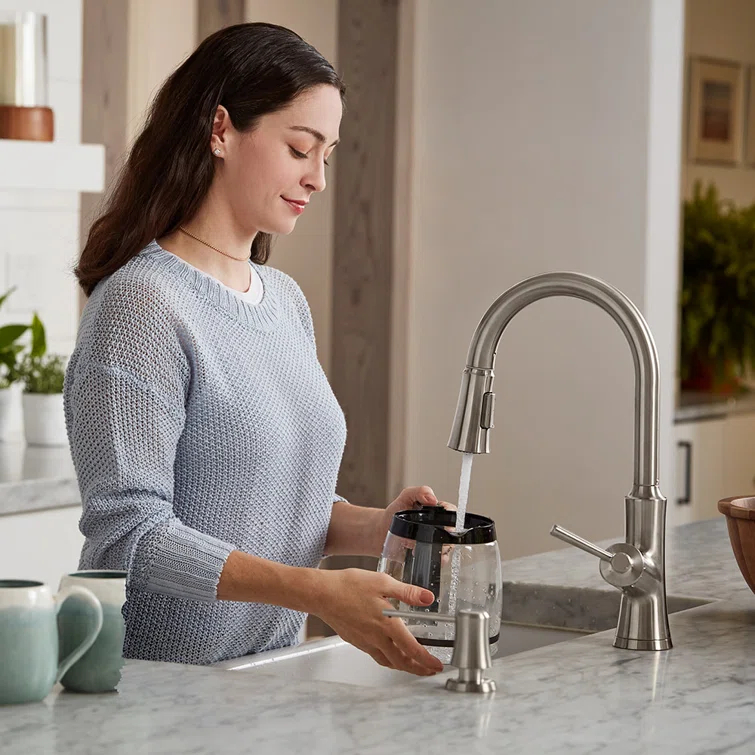 Joleena Pull Down Single Handle Kitchen Faucet