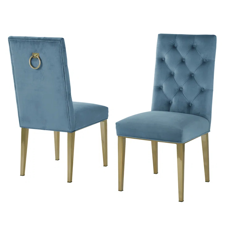 Carnahan Button Tufted Parsons Chair