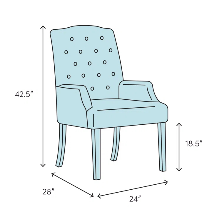 Island Fusion Natori Slat Back Arm Chair
