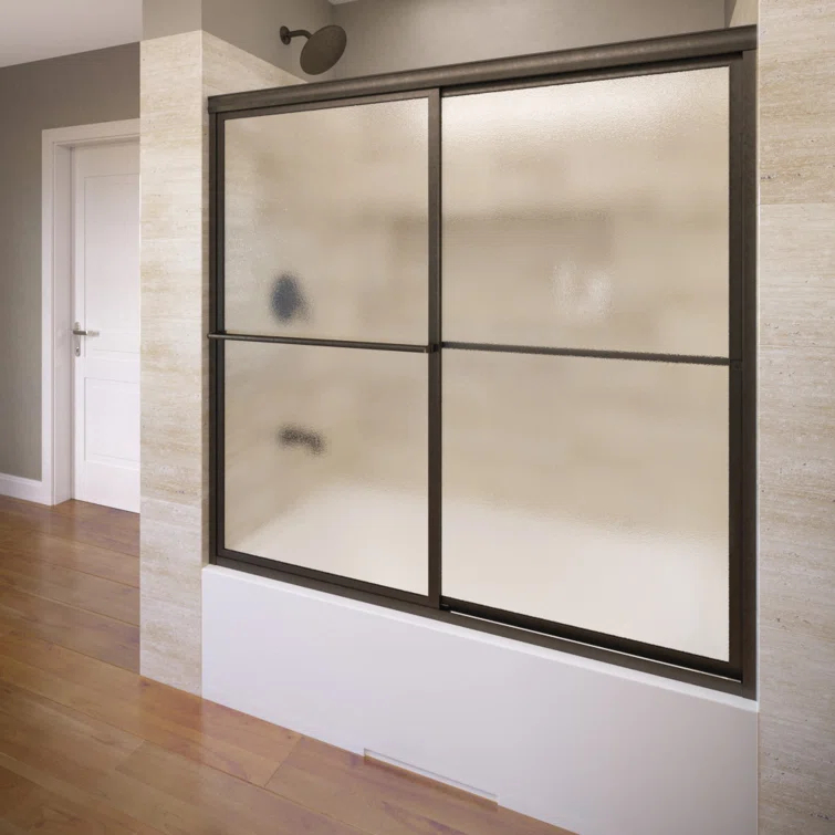 Deluxe 56"W x 58.5" H Framed Tub Door