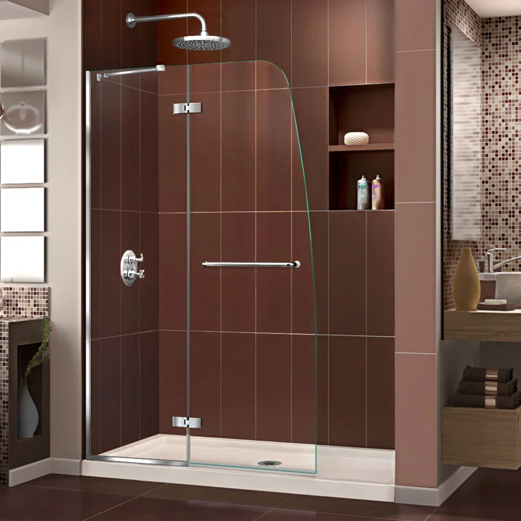 DreamLine DreamLine Aqua Ultra 32 in. D x 60 in. W x 74 3/4 in. H Frameless Shower Door DL-6521C-22-01